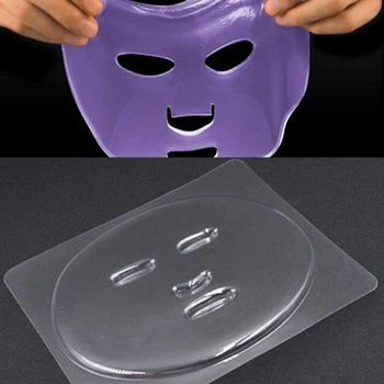 

Facial Mask Plate For Fruit Vegetable Mask Machine Maker Clear Silicone Mask Mould Tray Mask Making DIY Tool