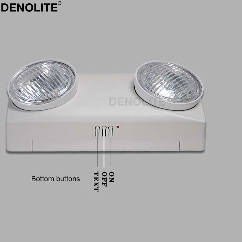 DENOLITE огнестойкий пластик в случае пожара, при пожаре освещение светодиодный перезаряжаемый аварийный свет 3 часа с Ni-Cd 1200 мАч 3,6 В батарея