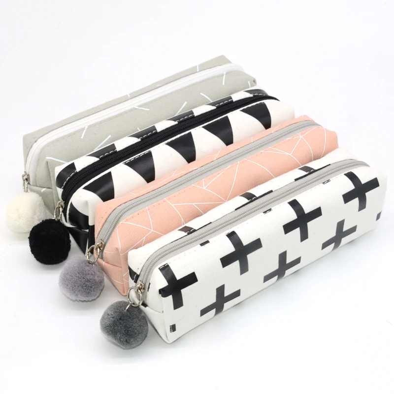 

Pencil Case Trousse Scolaire Lapices Kawaii Bag Roll School Cute Hairball Pennenzak Etui Portapenne Astuccio Boy And Girl Bag