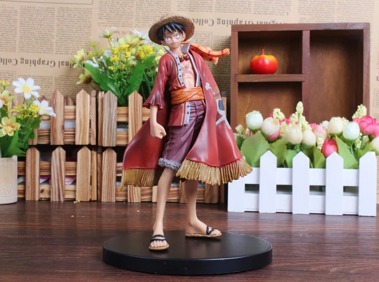 

Anime One Piece Monkey D Luffy Figure Grandline Lady 15th Anniversary PVC Action Figure Model Toy 17CM