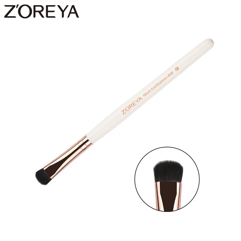 

ZOREYA Brand High Quality Short Eye Shadow Makeup Brushes Super Soft Synthetic Hair Blending Cosmetic Tools For Beauty