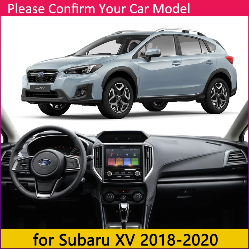 Для Subaru XV Противоскользящий коврик на приборную панель солнцезащитный Коврик Анти-УФ коврик для приборной панели автомобиля аксессуары WRX STI