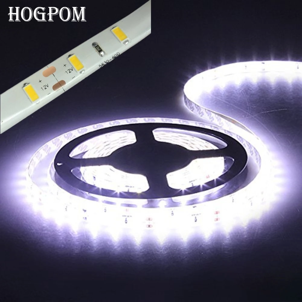 Светодиодная лента smd5630 водонепроницаемый ip65 DC 12v 300led 5m белый теплый красный
