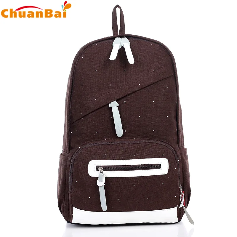 Women Backpack Fashionable Casual Canvas School Backpacks For Girls