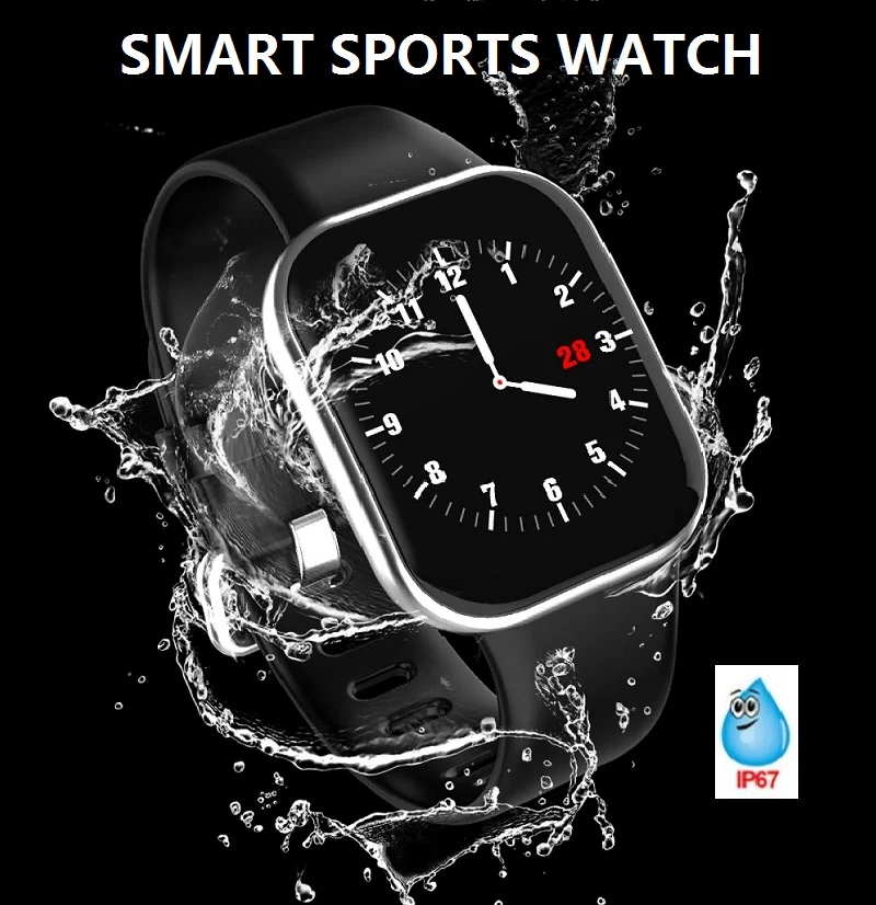 

X16 Full Touch screen Smart Watch Men Women Blood Pressure Heart Rate Tracker IP67 Waterproof Sports Smart Bracelet Android iOS