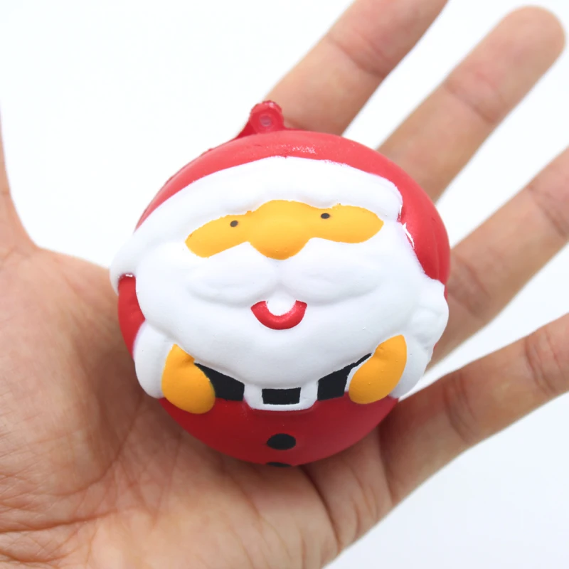 JasopiEt Squishy Stress Toys Санта-Клаус Снеговик Squeeze анти-стресс медленно поднимающаяся Игрушка снятие стресса Дети Рождественские подарки 7 см