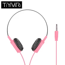 TiYiViRi горячий подарок на день рождения милые наушники конфетного цвета складная детская гарнитура наушники для Mp3 смартфона девочки дети, шт. Ноутбук