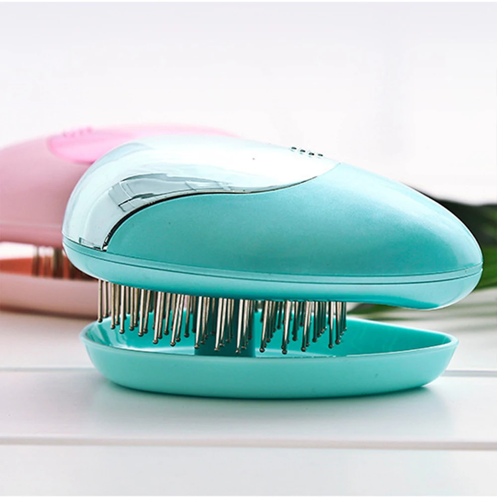 Portable Hair Brush Massage Negative Ion Care Mini Anti-Static Scalpcare Comb Modeling Styling Tools