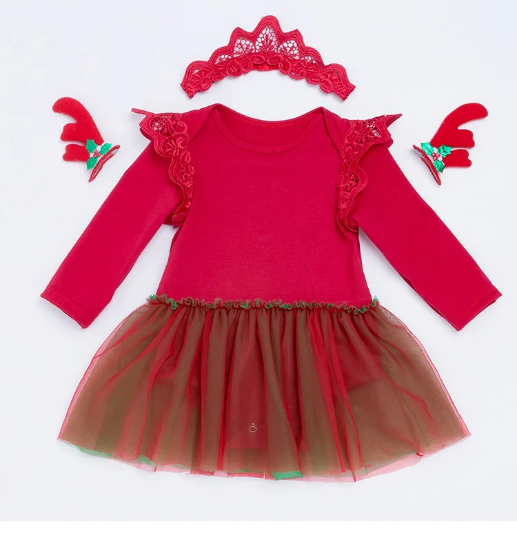 YK& Loving/красное платье комбинезон для маленьких девочек; Сетчатое платье одежда для малышей с длинными рукавами и вышивкой в виде крыльев; Цвет черный, розовый