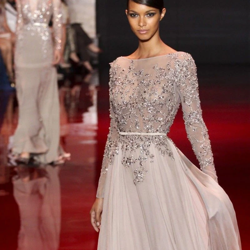 Вечерние платья горячие серебристо-серый 2015 сексуальная открытой спиной из