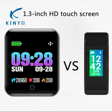 Умный браслет с защитой от пошива, монитор сердечного ритма, умные часы, сообщения, re mi nding HD, сенсорный смарт-браслет, KYP-011, pk mi band 3