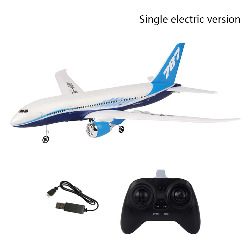 

QF008-Boeing 787 2.4GHz 3CH Gift Mini Fixed Wing DIY Simulation Easy Control RTF Scale Toys Aeromodelling Beginner RC Airplane