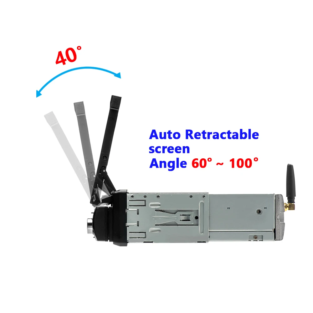 Hikity Авторадио автомобильный MP5 плеер 7 дюймов HD сенсорный экран AM FM радио Bluetooth TF USB зеркальная связь функция авто мультимедийный плеер