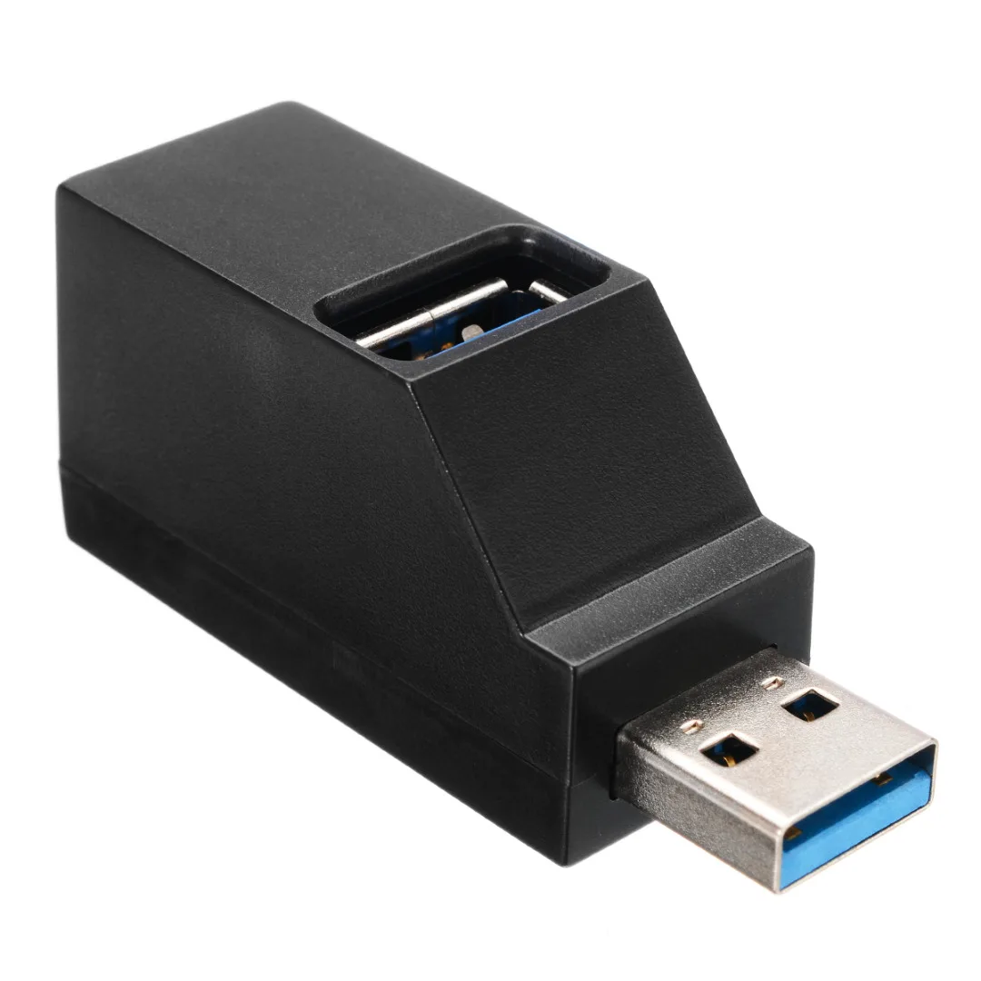 Universal Mini 3 Ports USB 3.0 Hub Hub High Speed Data Transfer Splitter Box Portable USB 3.0 Hub Adapter For PC Laptop MacBook