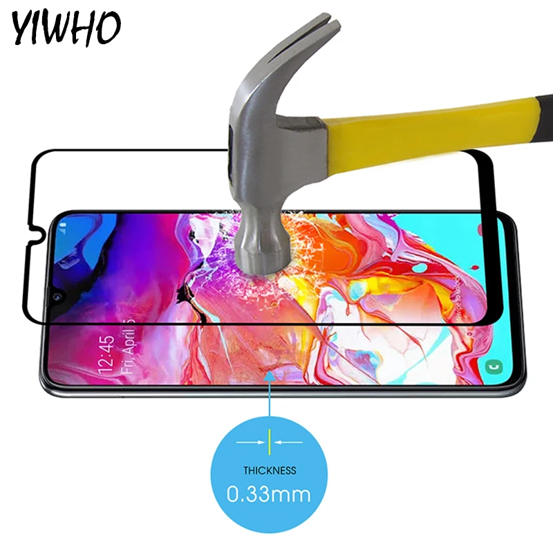Закаленное стекло для samsung Galaxy A30 A20 A40 A50 A70 защитная пленка и защитная пленка для экрана на Smsung A 50 70
