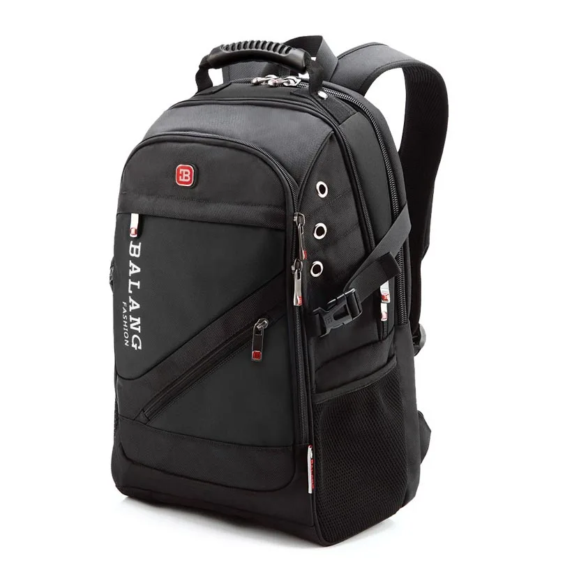 

2019 New Design Man Laptop Backpack Men's Computer Shoulder Bags Travel Bag Waterproof School Nylon Bags Travel Rucksack