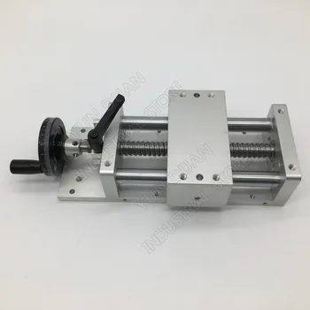 

Stroke 50MM 2" Manual hand wheel Linear module Sliding Table Slide Linear Stage SFU1605 Ball screw C7 Displacement platform