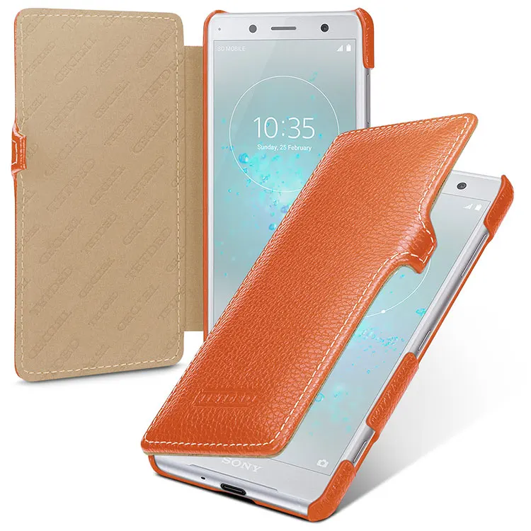 XZ2 компактный чехол для Fundas sony Xperia XZ2 компактная роскошная сумка из натуральной кожи Бизнес откидная крышка для sony XZ2Compact 5," capa