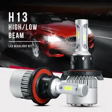 S2 H13 9008 LEVOU Kit Lâmpadas de Farol 200 w 6500 k Luz Branca Para Ford F250 05-13