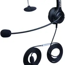 Двойной 3,5 мм штекер гарнитура для колл-центра, компьютер ноутбук гарнитура ПК наушники