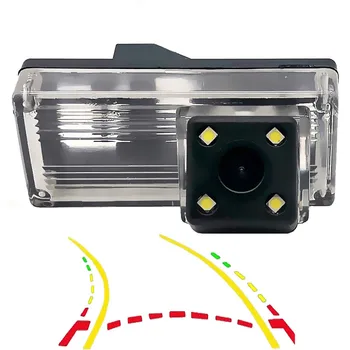 

170 Degree Intelligent Dynamic Trajectory Tracks Car Rear View Parking Backup Camera For Toyota Reiz Land Cruiser 120 VX Prado
