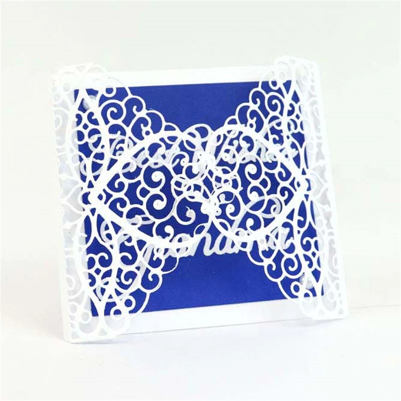 

Naifumodo Lace Envelope Metal Dies Cutting Scrapbooking New for 2019 Pocket Craft Dies Embossing Die Cuts Card Making Stencils