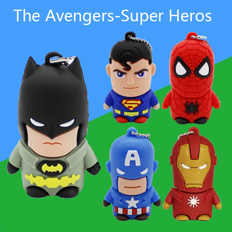 USB флеш-накопитель Superheros 128 ГБ 512 64 8 16 32 | Компьютеры и офис
