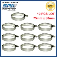 

pack of 10 pcs Stainless Steel 304 SS T BOLT clamps super Silicone turbo coupler several sizes 55-60mm 70-75mm 75-80mm