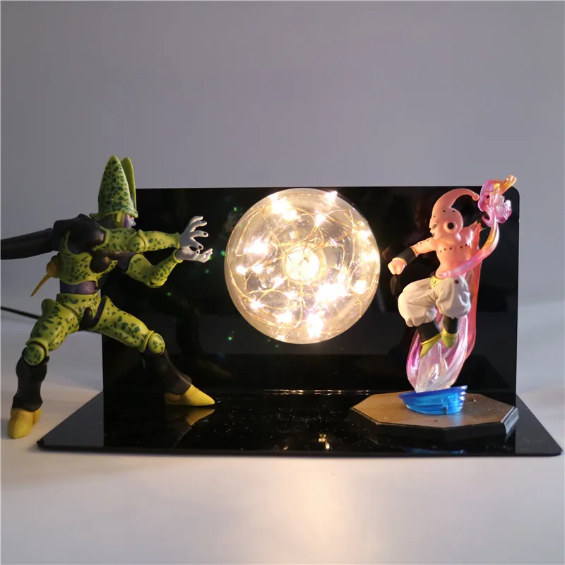 Фигурки DIY аниме модель светодиодный ночной Светильник Dragon Ball Z Saiyan Детские Коллекционная для Для детей игрушки TD-0117