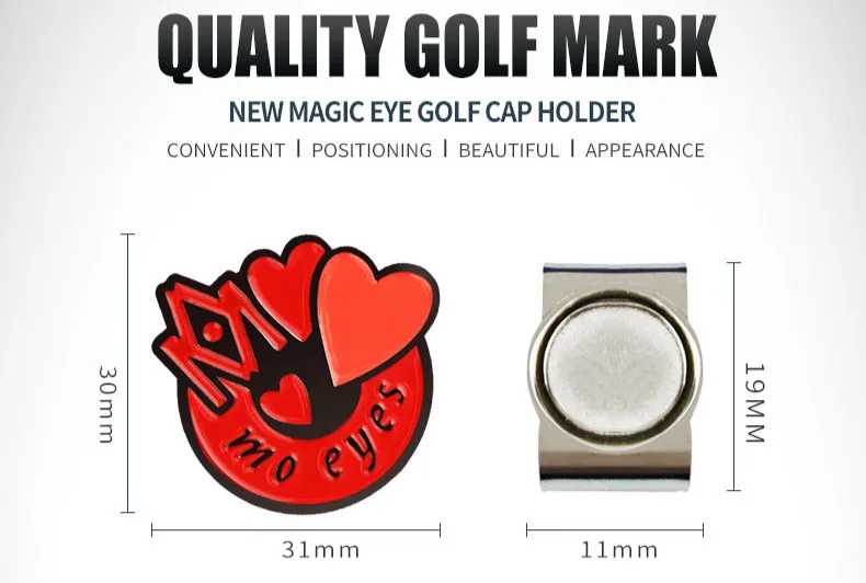 PGM Magic Eye Golf Madame Mark Golf зажим для кепки Магнитная Марка Корейская версия Love Mark/Golf standard MK009