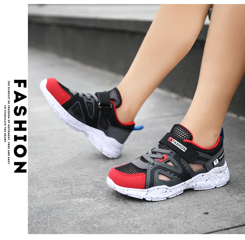Kids Shoes For Girls New Autumn Mesh Children's Tennis Breathable Sport Shoes Fashion Girls Sneakers Size 28-39