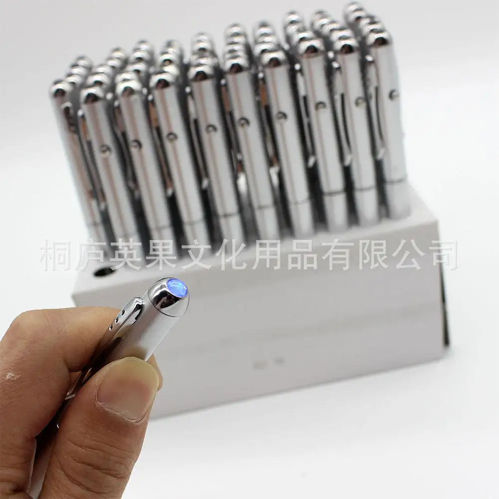 

1 PC Multi-Purpose Invisible Rotary Ball-Point Pen with LED Light Counterfeit Detector School Office Supplies r20
