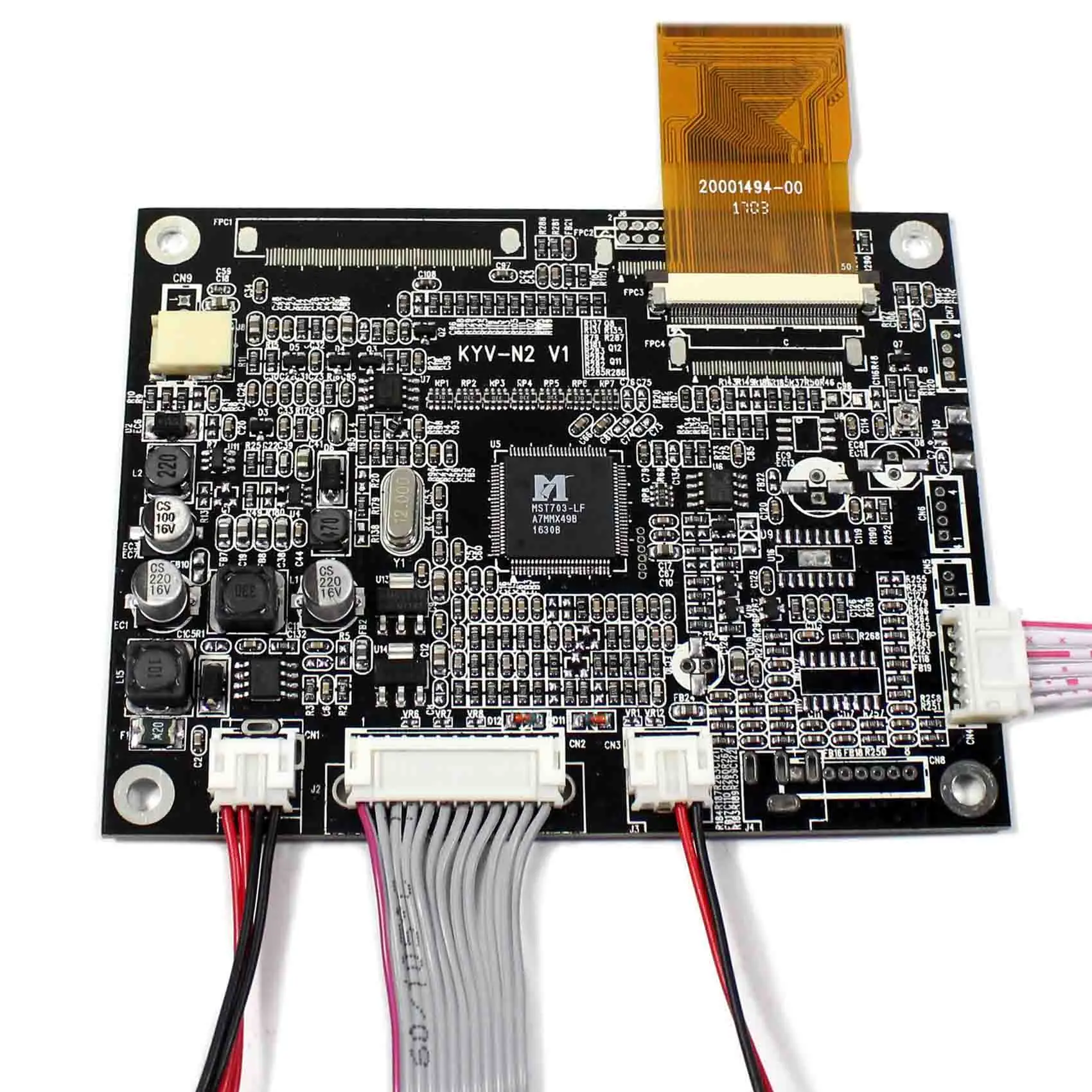 VGA AV Controller Board 5/" ZJ050NA-08C Replcace AT050TN22 V1 640x480 LCD Screen