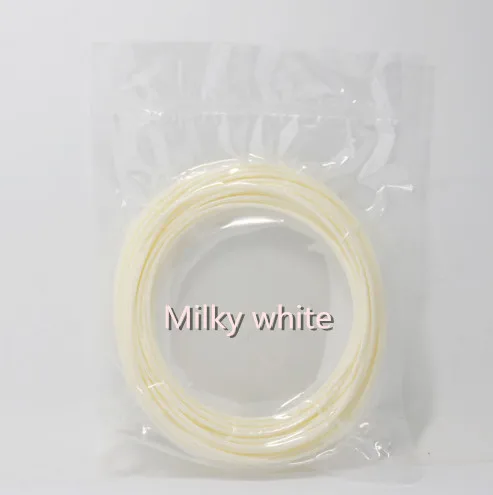Milky white 3D расходных материалов безопасности, охраны окружающей среды, нетоксичные 10 м PLA высокой температуры защиту окружающей среды материал - Цвет: Milky white