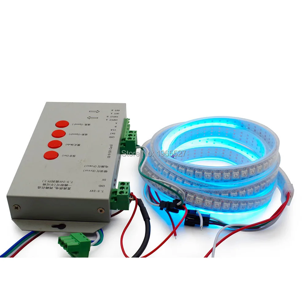 1 м WS2812B цифровой пиксель RGB Светодиодные ленты света, WS2811 5050 SMD RGB Водонепроницаемый IP67 144 светодиодный/м Мечта Цвет белый/черный PCB