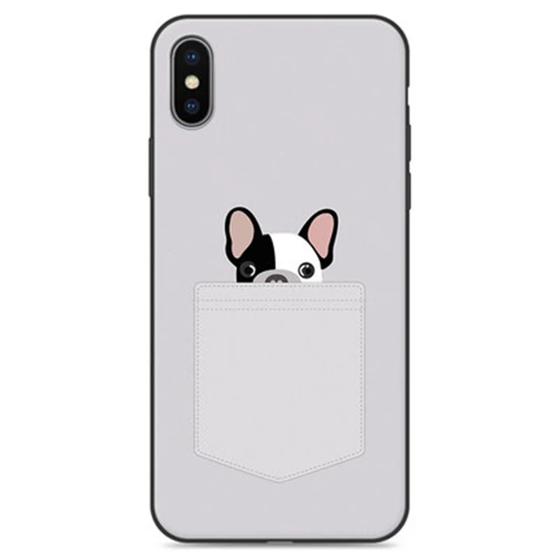 Милые чехлы с мультяшными рисунками для iphone XS Max, мягкие силиконовые чехлы для iphone XS Max, задняя крышка для iphone xsmax, чехол