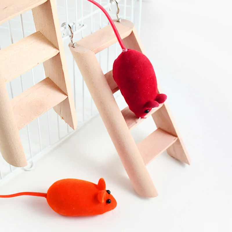 

PipiFren Small Animal Toy Ladder Pet House Decorations Hamster Rat Climbing Gym Toys Wooden Hanging Ladder For Small Pet