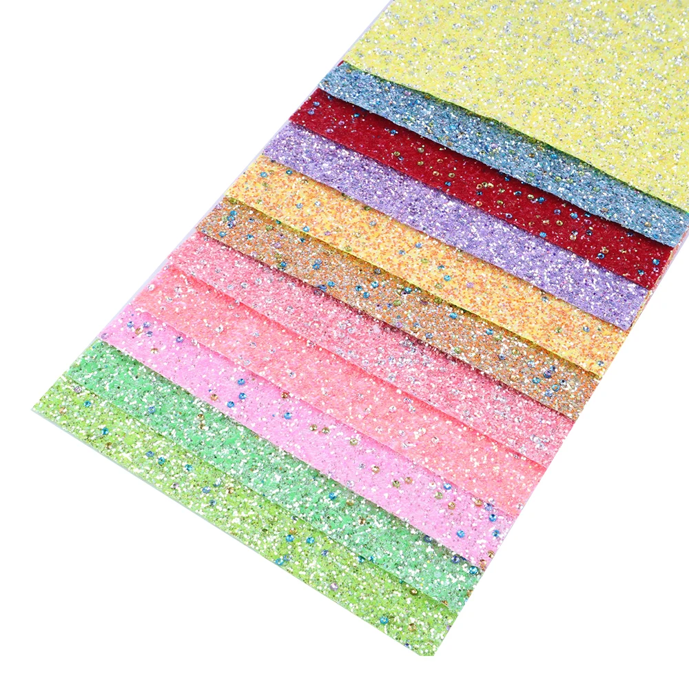 David accessories 20*34 см со сверкающими блёстками из искусственной кожи в стиле пэчворк для волос с бантом, Сумки материалы ручной работы DIY, 1Yc5380