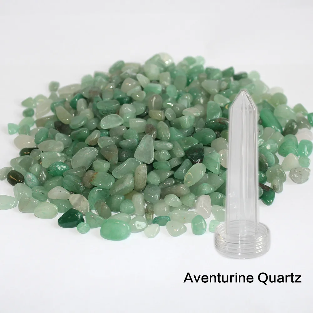 Aventurine Quartz Все виды натурального кристаллического камня гравия кварца полудрагоценные камни чашка для воды и бутылка украшения Шестиугольная точка заменить - Цвет: Aventurine Quartz