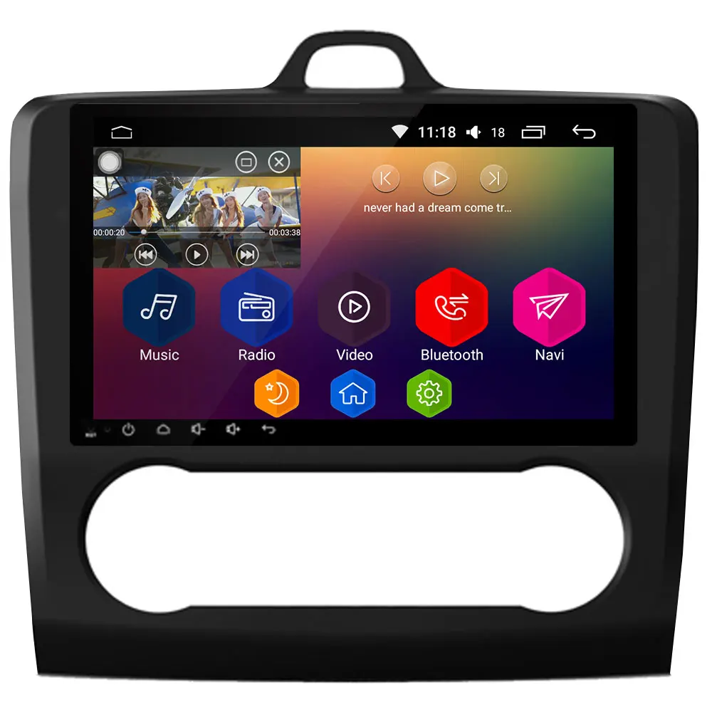 9 "ips wifi Android 8,1 Octa Core 2 Гб ОЗУ 32 Гб ПЗУ RDS автомобильный dvd-плеер Стерео gps ГЛОНАСС для Ford Mondeo Focus 2004-2014