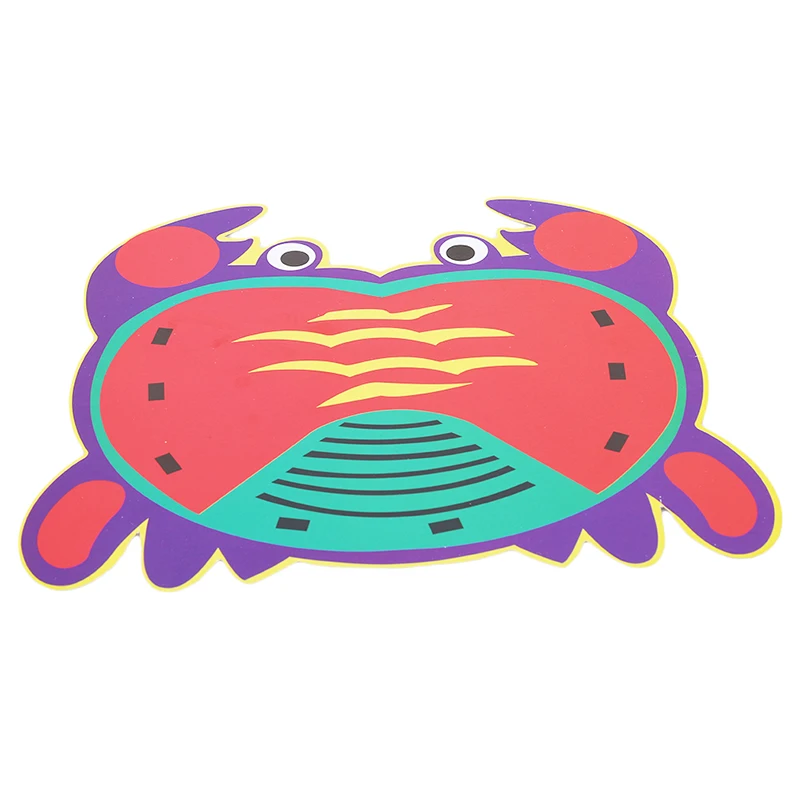 crab Мультяшные животные ткань художественная паста живопись детская Нетканая ткань ручной изделия «сделай сам» материал родитель материал ручной работы игрушки - Цвет: crab