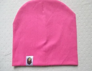 M Новая детская шапка, карамельные одноцветные шапки для мальчиков и девочек, детские шапочки, хлопковая детская шапка для младенцев, Высококачественная шапка для младенцев - Цвет: M