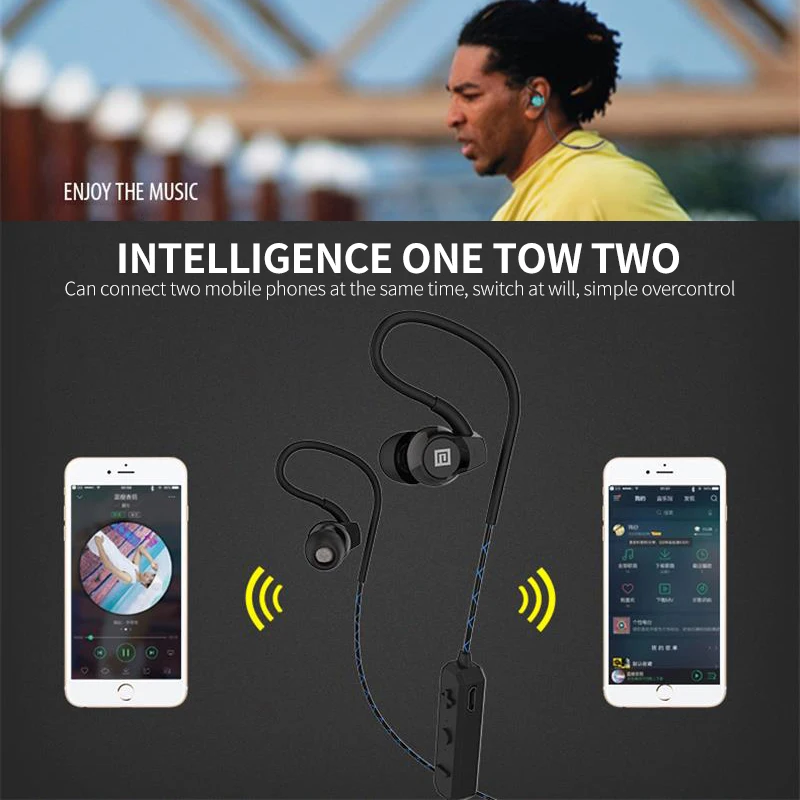 Langsdom BS80 Спортивные Bluetooth наушники с микрофоном беспроводная гарнитура для