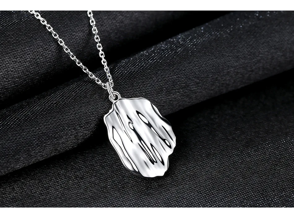 

sterling silver necklace natural freshwater pearl pendant personalized chain item LB18
