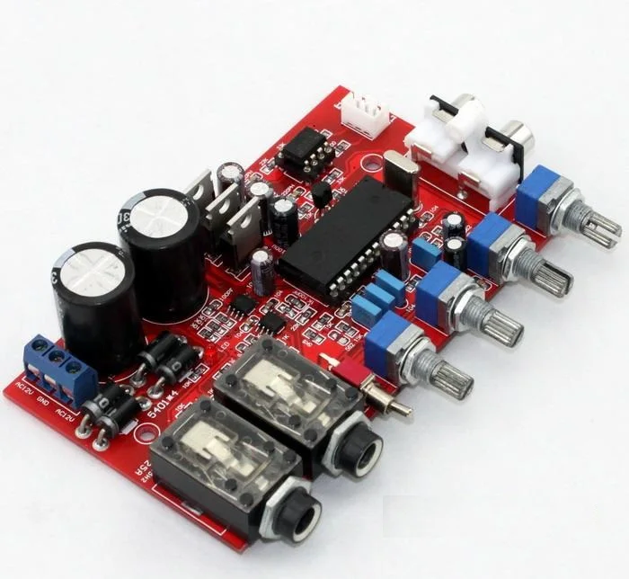 Assembled M65831AP + NE5532 preamp board with Karaoke fuction