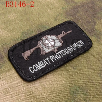 SealTeam боевой фотограф Военный Тактический боевая вышивка патч