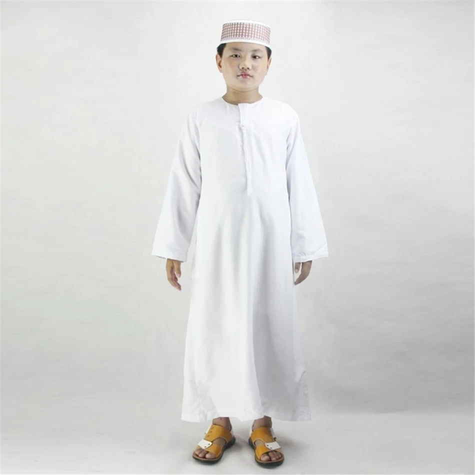 Kids Muslim Clothing Middle East Turkish Pakistan Dubai Robe Eid Ramadan  6-12 Years Old Boys Robes 80-165Cm 2022 Summer New - AliExpress