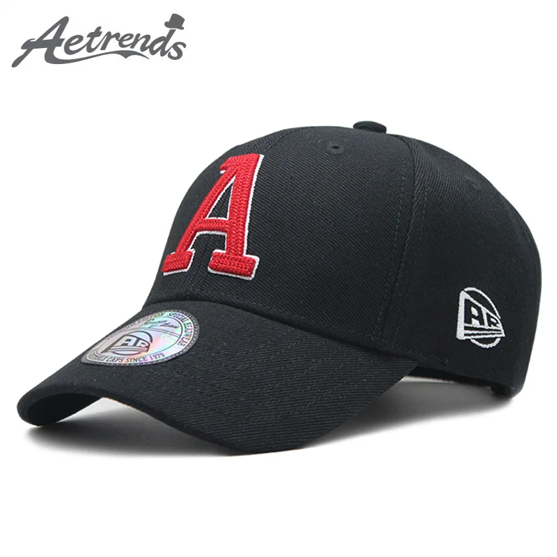

[AETRENDS] Black Cap Hat Men Cotton Baseball Caps for Men Women Bones Masculino Branded Mens Caps Snapback Hip-Hop Hats Z-6391