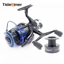 Tideliner J12-3000-6000 пре пост-загрузка карпа спиннинговая Рыболовная катушка Приманка двойная линия чашки подшипник 9+ 1 соотношение 5,1: 1 5,5: 1