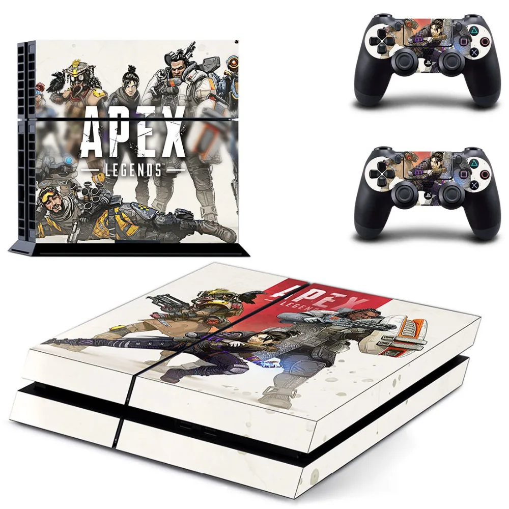 

Game APEX Legends PS4 Skin Sticker Decal Vinyl for Playstation 4 Console and 2 Controllers PS4 Skin Stickers